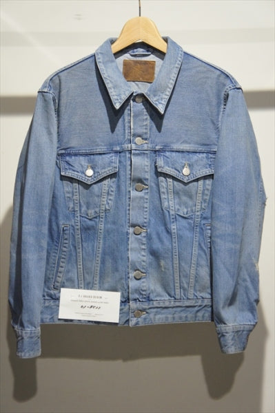 FRENCH COLLAR JEAN JACKET(DUSTY) - 「Roots Bonds ONLINE STORE」