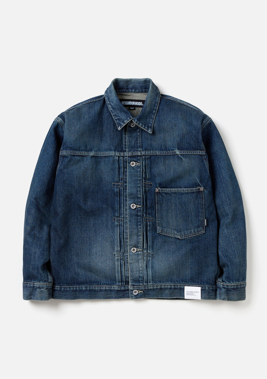 WASHED DENIM TYPE-1 JACKET