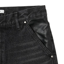 画像をギャラリービューアに読み込む, Leather Pocket LAX Jeans
