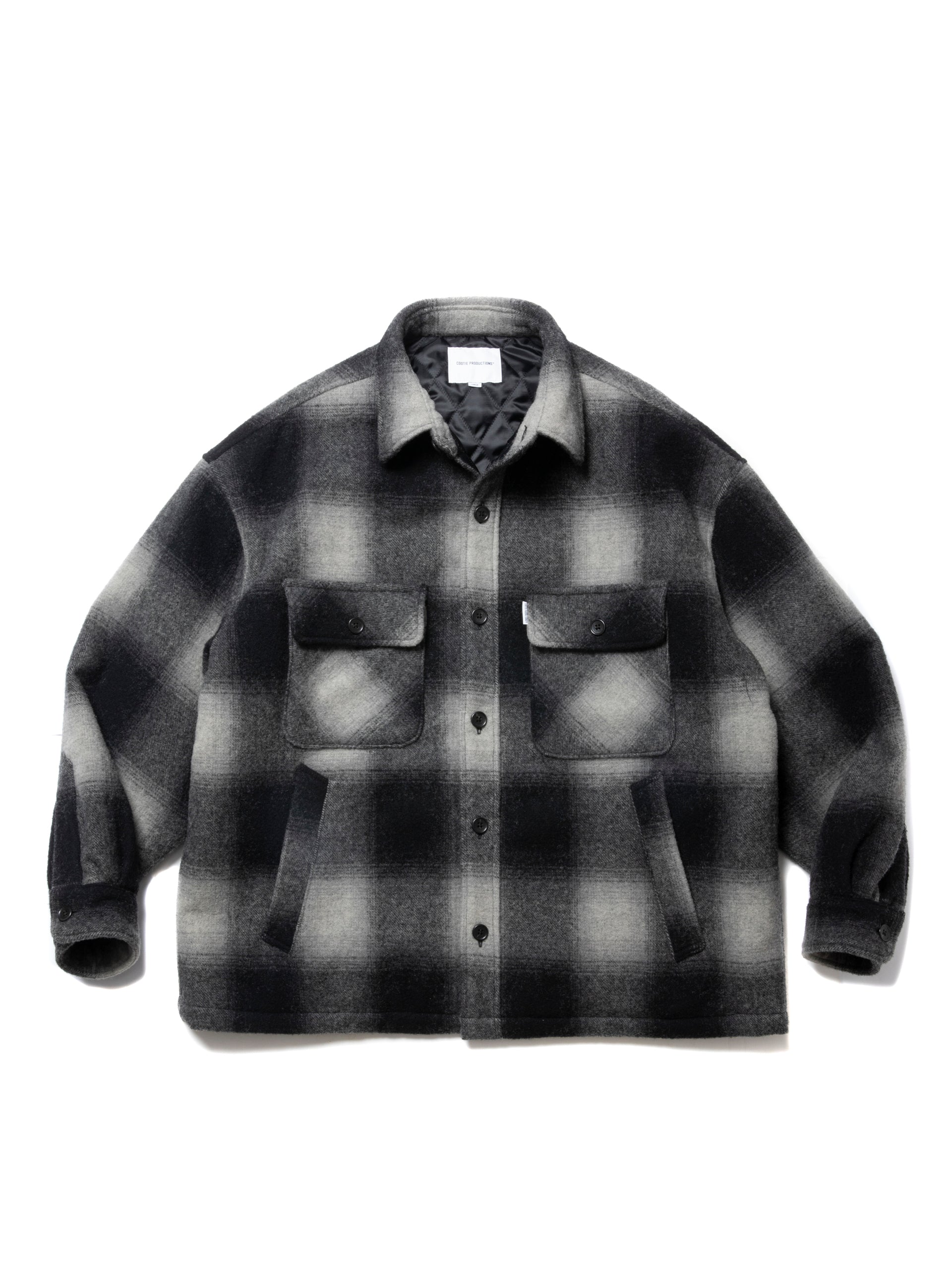 Ombre Check Wool CPO Jacket – Roots Bonds ONLINE STORE