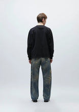 画像をギャラリービューアに読み込む, SAVAGE &nbsp;DENIM DP WIDE PANTS
