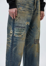 画像をギャラリービューアに読み込む, SAVAGE &nbsp;DENIM DP WIDE PANTS
