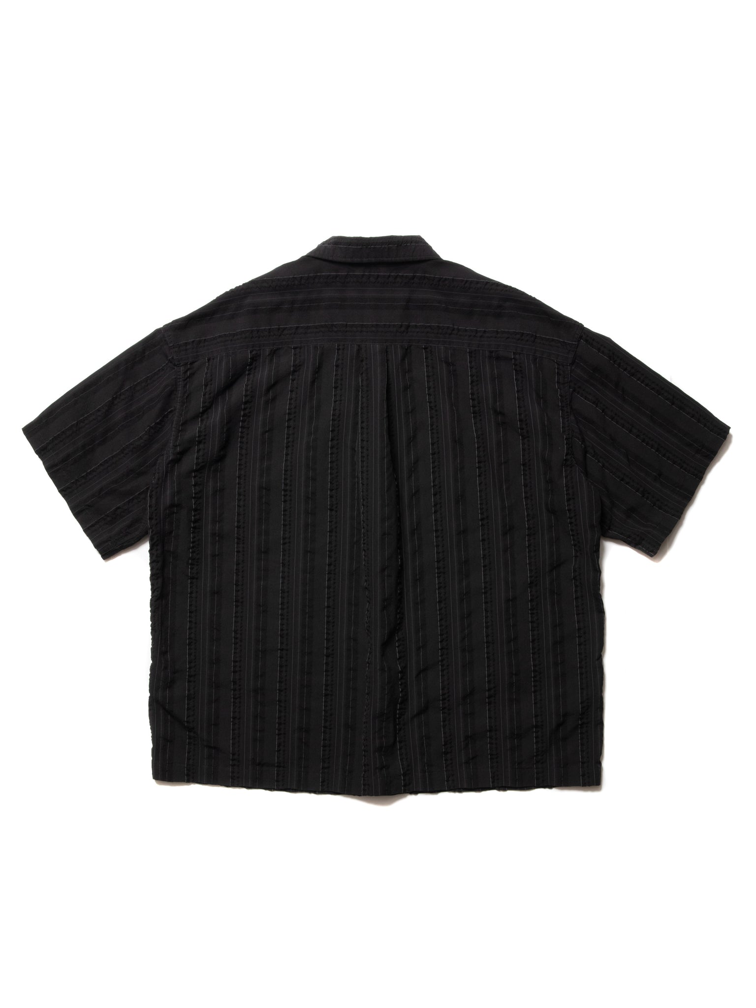 Stripe Sucker Cloth Open Collar S/S Shirt – Roots Bonds ONLINE STORE
