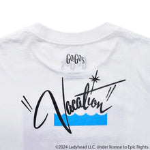 画像をギャラリービューアに読み込む, GO-GO&#39;S &quot;Vacation&quot;Print Crew neck T-SH
