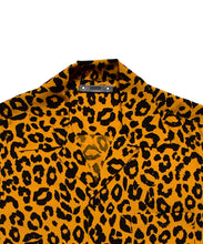 画像をギャラリービューアに読み込む, Lips Leopard Print Open Collar SH
