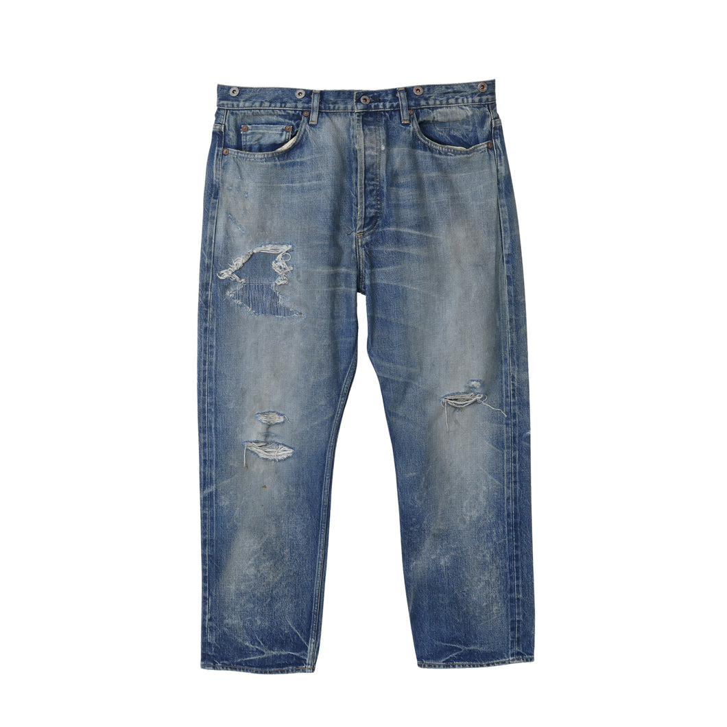 MADNESS HARD AGING DENIM PANTS. RELAXED