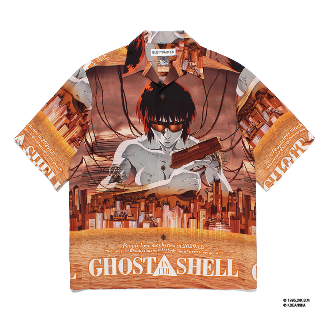 GHOST IN THE SHELL / S/S HAWAIIAN SHIRT(TYPE-1)