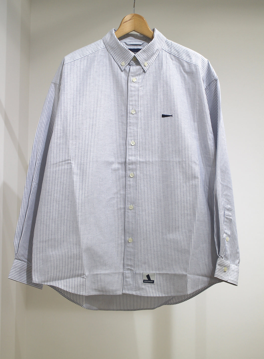 KENNEDY'S ORGANIC COTTON OX STRIPE LS SHIRT