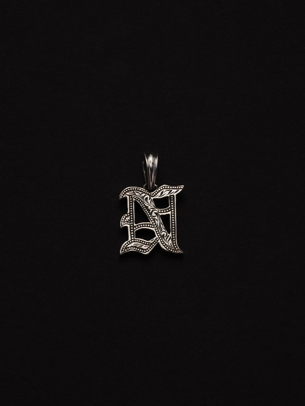 Engraved Initial Pendant