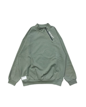 画像をギャラリービューアに読み込む, #SIDE HALF ZIP L/S MOCK NECK TEE
