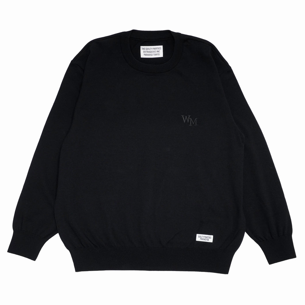 COTTON KNIT CREW NECK SWEATER(TYPE-2)