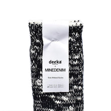 画像をギャラリービューアに読み込む, decka × MINEDENIM Melange Rib SOX
