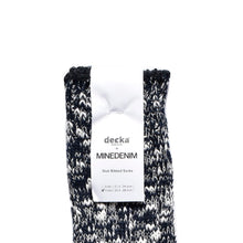 画像をギャラリービューアに読み込む, decka × MINEDENIM Melange Rib SOX
