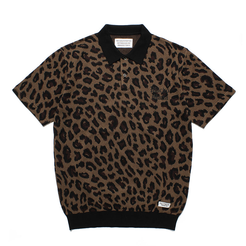 LEOPARD KNIT POLO SHIRT – Roots Bonds ONLINE STORE