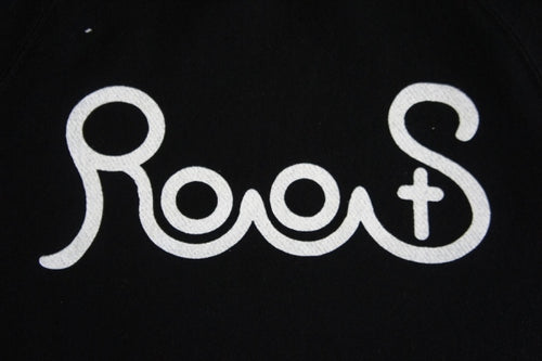 tr.4 suspension ”RootS” CREW NECK SWEAT BLK