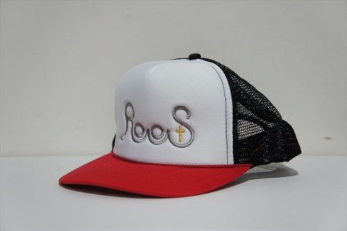 tr.4 suspension ”RootS” MESH CAP -RED/WHT/BLK-