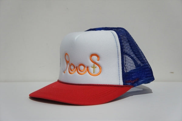 tr.4 suspension ”RootS” MESH CAP -RED/WHT/BLUE-