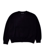 画像をギャラリービューアに読み込む, Brushed Carsey Denim Crew neck Pullover
