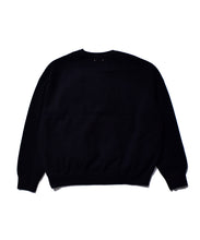 画像をギャラリービューアに読み込む, Brushed Carsey Denim Crew neck Pullover
