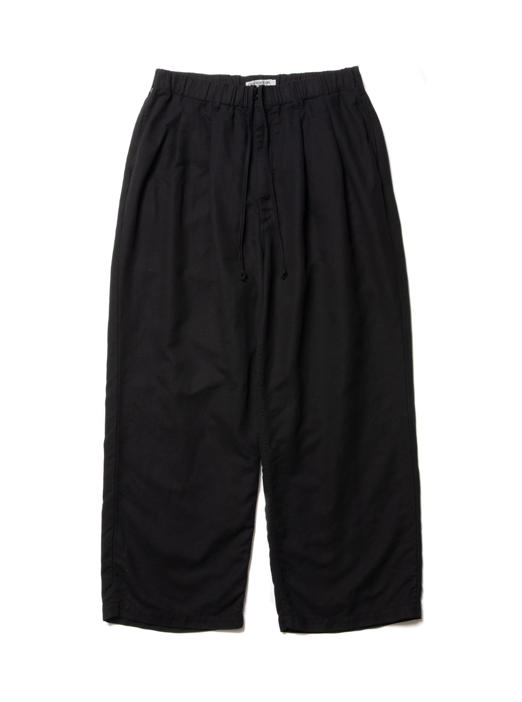 Garment Dyed Double Cloth 2 Tuck Wide Easy Trousers