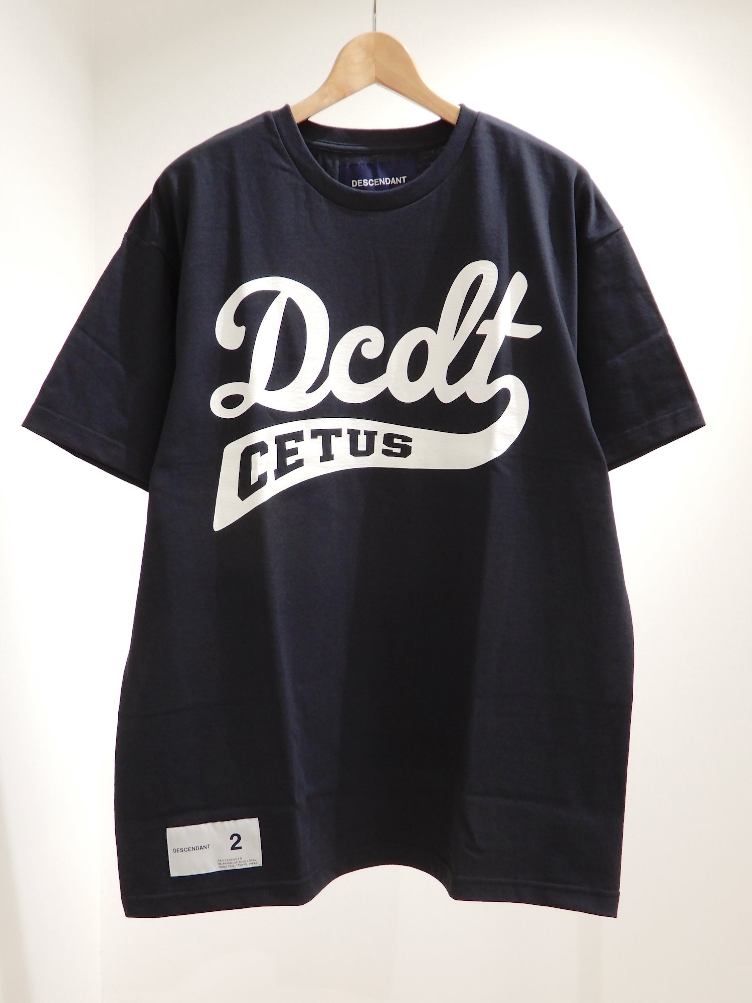 DESCENDANT DORSAL SS BLACK 2Tシャツ/カットソー(半袖/袖なし)